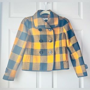 Ann Taylor | Loft | Yellow Plaid Jacket